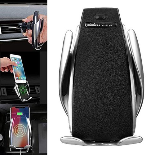 Đế sạc không dây S5 Wireless Charging Car kiêm giá đỡ điện thoại