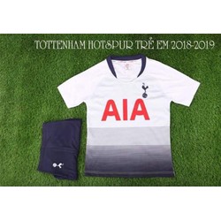 Quần Áo Đá Banh Tottenham Trẻ Em TRẮNG