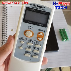 ĐIỀU KHIỂN ĐIỀU HÒA SHARP 1 CHIỀU VÀ 2 CHIỀU - TẶNG ĐÔI PIN, Remote máy lạnh SHARP