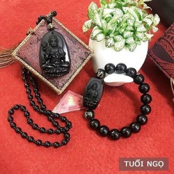 COMPO DÂY CHUYỀN +VÒNG TAY PHONG THỦY HỢP MỆNH 12 CON GIÁP KHÁCH ĐẶT GHI CHÚ TUỔI