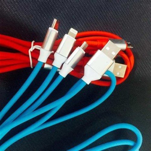 Cáp sạc dây dù đa năng 3 đầu Lightning - Type C - Micro USB GIÁ RẺ