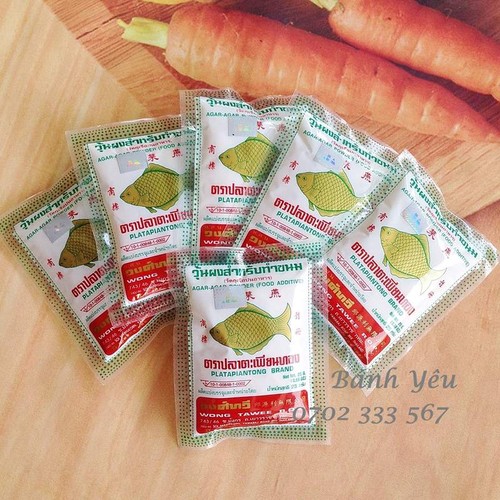 Gói bột rau câu CON CÁ VÀNG ( Thái Lan ) gói - 25g