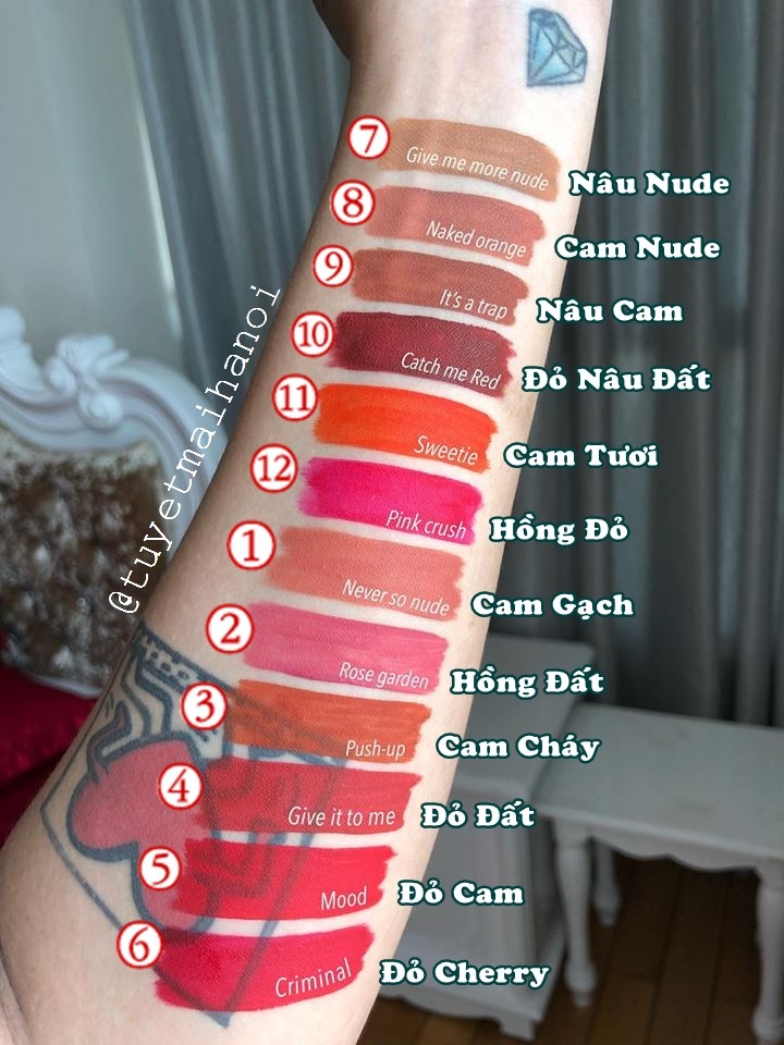Hình ảnh Son Kem Ty Cosmetics