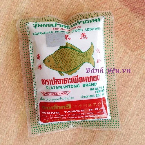 Gói bột rau câu CON CÁ VÀNG ( Thái Lan ) gói - 25g