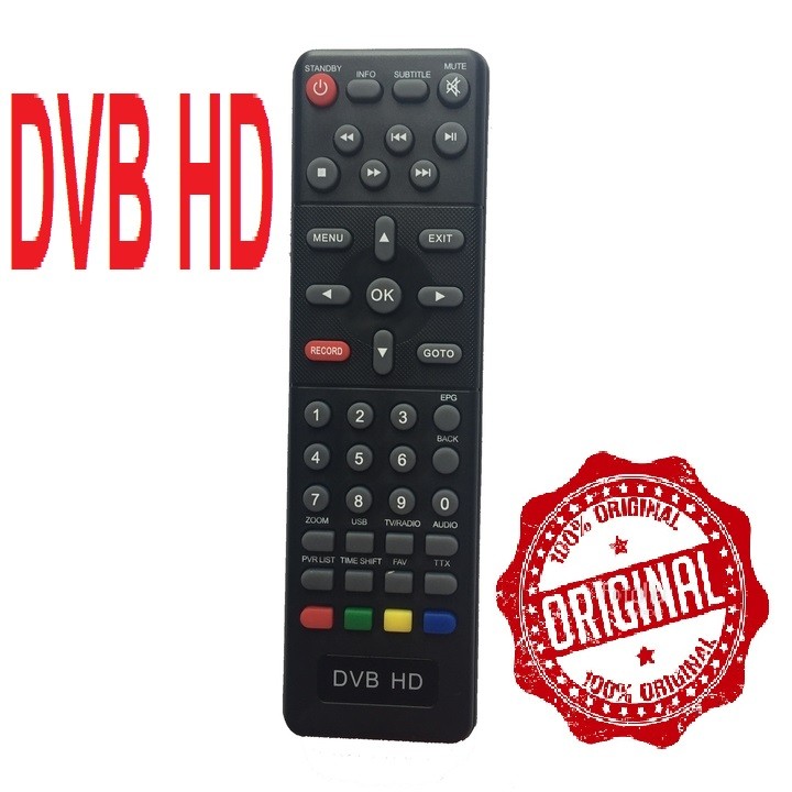 Hình ảnh Remote điều khiển đầu thu DVB HD DVB-HD DVBHD