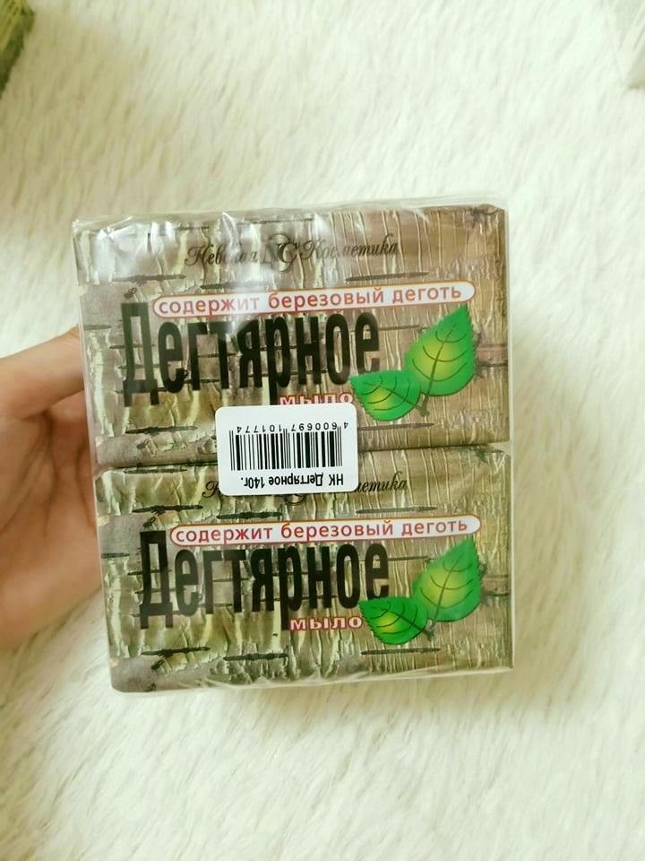 Xà phòng trị mụn lưng và viêm nang lông Nga