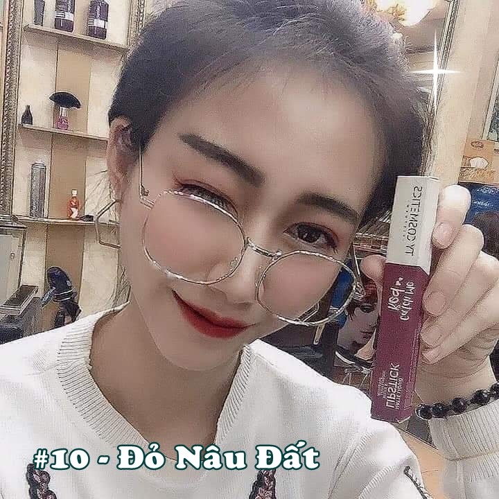 Hình ảnh Son kem lỳ ty cosmetics màu đỏ nâu đất
