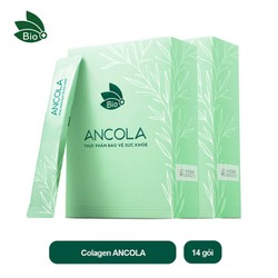 Collagen ancola làm đẹp da, giảm lão hóa da, giúp da sáng mịn, săn chắc combo 2 hộp