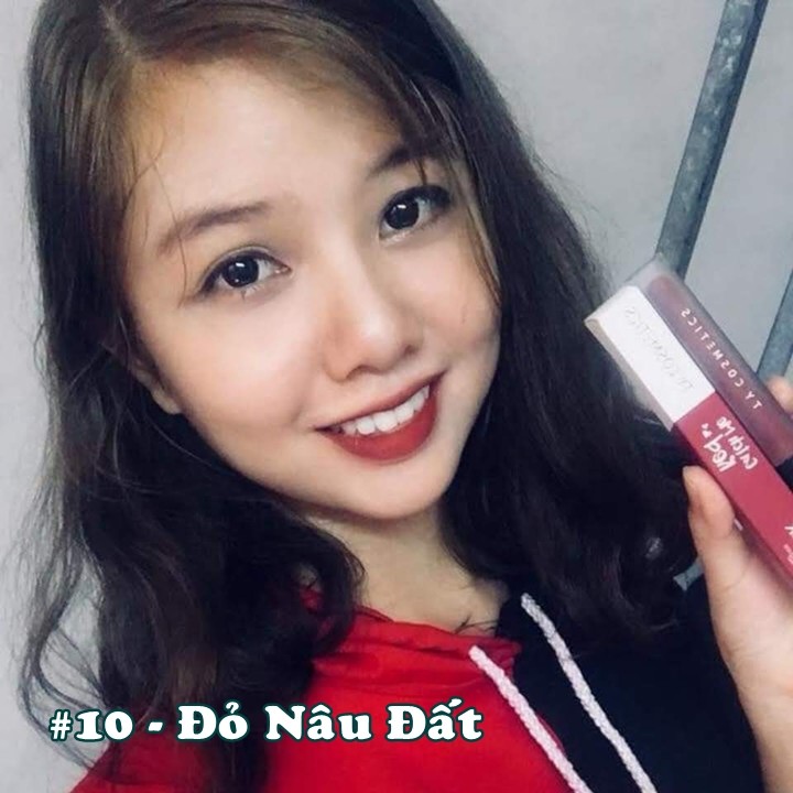 Hình ảnh Son kem lỳ ty cosmetics màu đỏ nâu đất