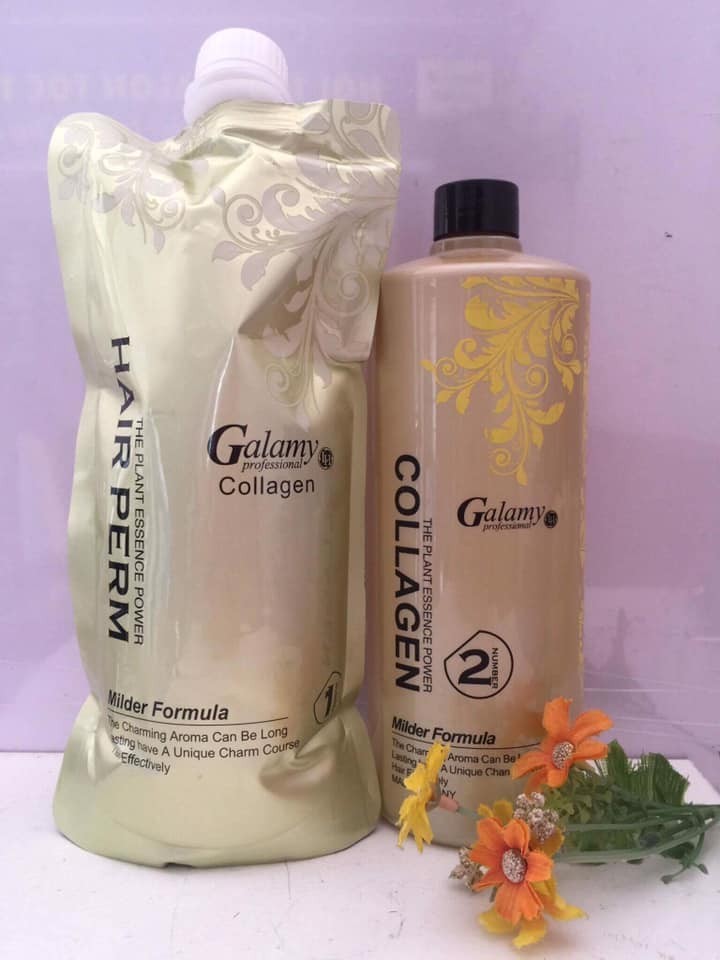 Cặp Thuốc Ép, Uốn Tóc Galamy Chuyên Nghiệp 1000ML X 2