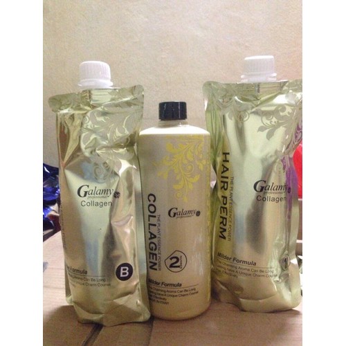 Cặp Thuốc Ép, Uốn Tóc Galamy Chuyên Nghiệp 1000ML X 2