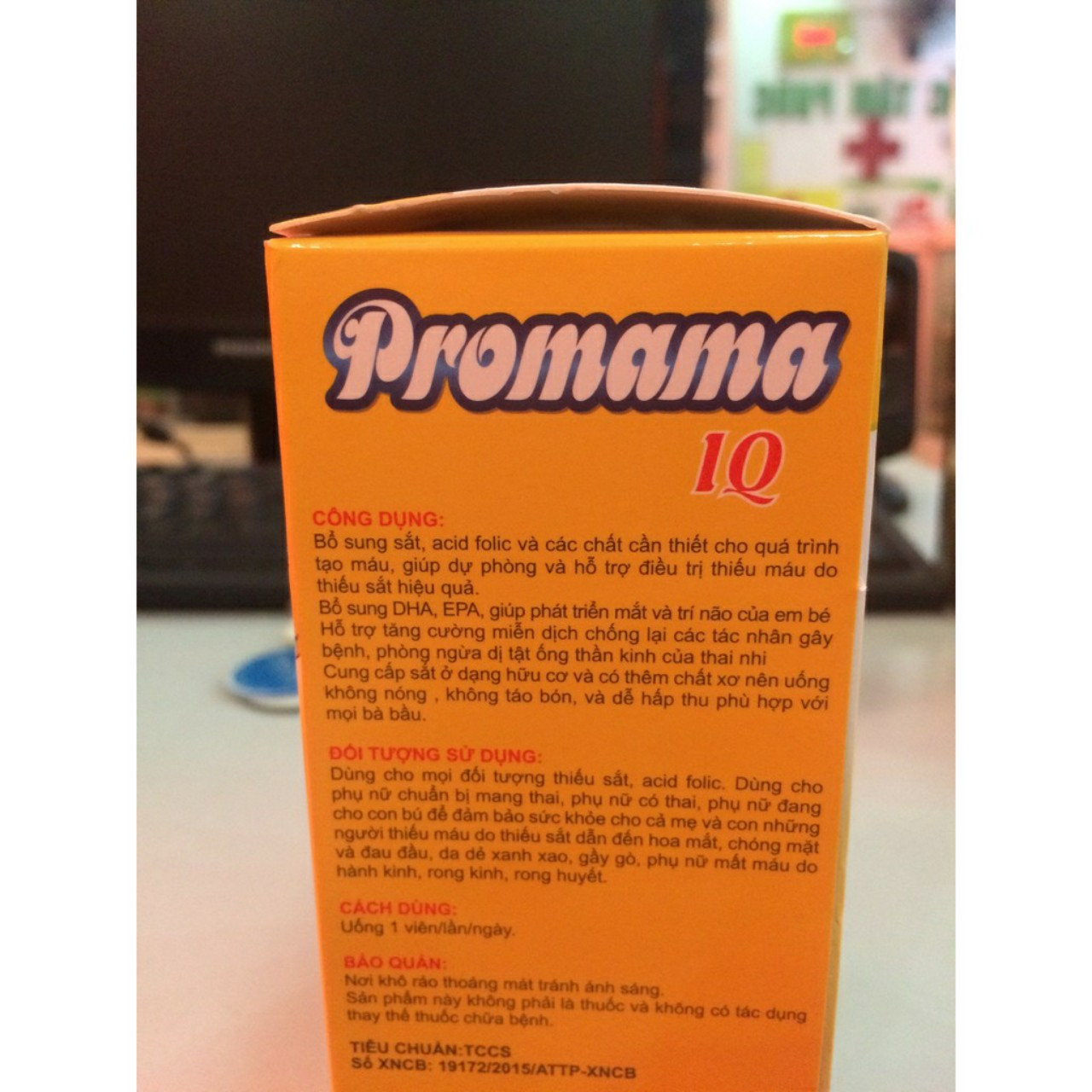 Hình ảnh Bổ Sung Sắt Và Vitamin Cho Mẹ Bầu Promama Iq