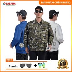 Áo điều hoà Nhật Bản Chính Hãng, Áo chống nắng, Áo quạt điều hoà, Áo quạt gió, Áo chống nóng, Áo điều hoà cho người lao động, Áo chống nóng sản xuất tại Nhật Bản, Bảo hành 12 tháng – Labaha – ADH0012