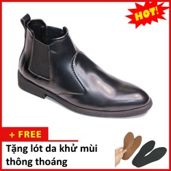 >> BÁO GIÁ TRANG PHỤC HÓA TRANG HOÀNG HẬU NHÀ THANH BỘ QUẦN ÁO PHI TẦN NHÀ THANH TRUNG QUỐC | Shopee Lazada Sendo Tiki mới nhất 96 Giày Chelsea Boot Nam Cổ Chun Da Nhám Đen | Thiết Kế Trẻ Trung, Sang Trọng- Hợp Thời Trang - Dễ Phối Với Nhiều Loại Trang Phục Khác Nhau - Đảm Bảo Chất Lượng Và Giá Tốt - Nhận Hàng Thanh Toán Tiền Ship Cod Toàn Quốc- Giày Da Nam Aroti- Nhamchun-Cb520