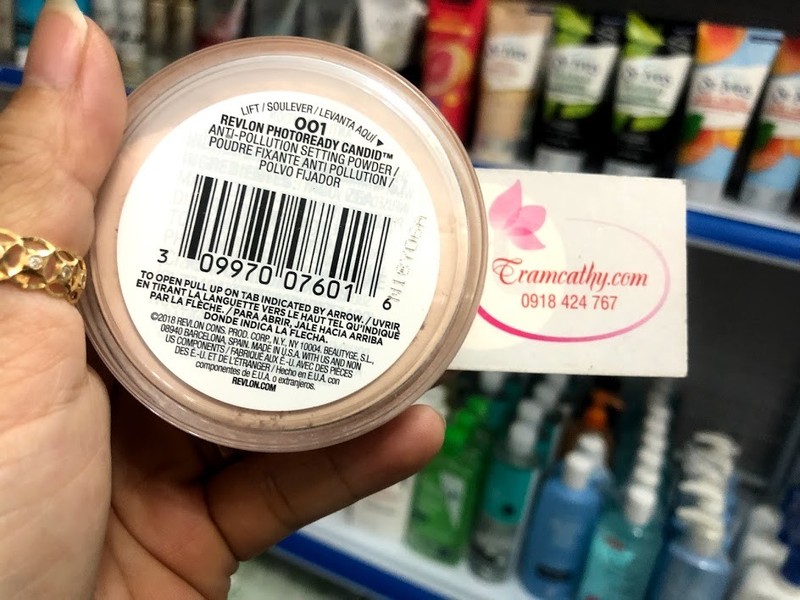 Phấn phủ kiềm dầu Revlon candid 3