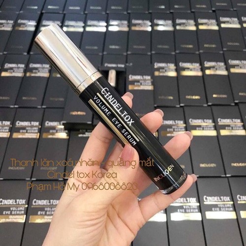Thanh lăn massage xoá nhăn quầng thâm mắt cindeltox volume eye serum