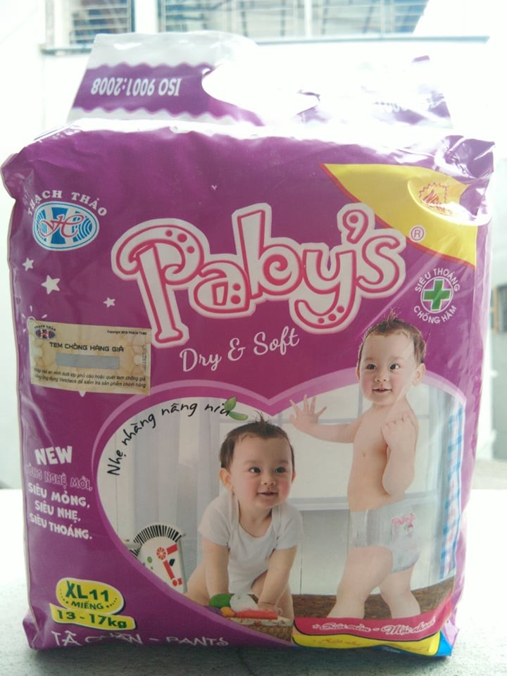 Hình ảnh Giảm giá 100 miếng Size XL +KM cho bé 13-17 kg bỉm quần Thạch Thảo Paby's Hình ảnh Giảm giá 100 miếng Size XL +KM cho bé 13-17 kg bỉm quần Thạch Thảo Paby's