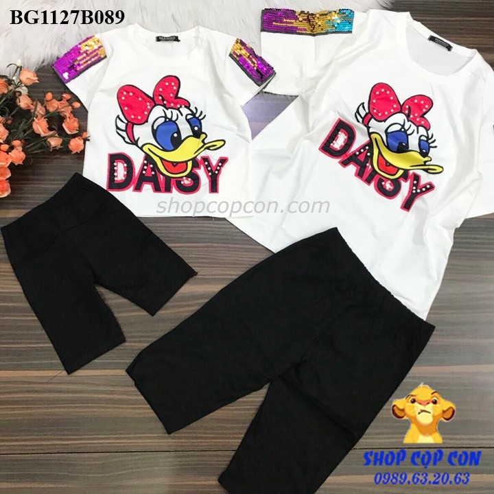 24-36kg. Bộ bé gái hình vịt Daisy - nhiều màu