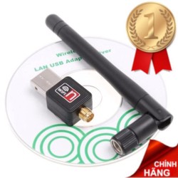Usb thu Wifi Nano 802 11n chính hãng có ăng ten dc2381