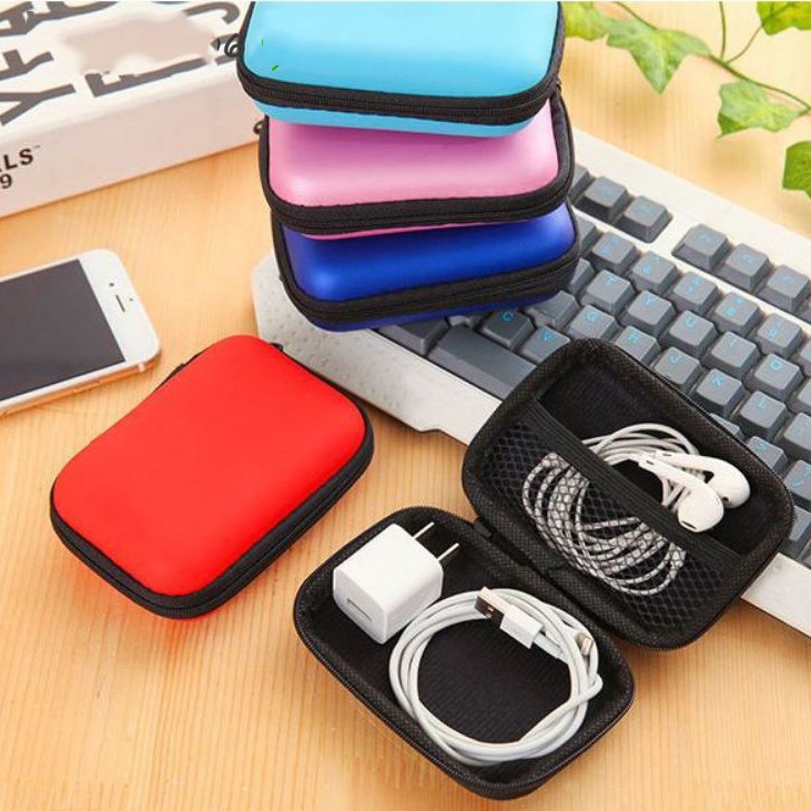 Hộp Đựng Tai Nghe Phụ Kiện Tiền Lẻ màu ngẫu nhiên - Tx51 5