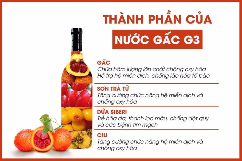 1 cặp - 2 chai nước gấc G3 Nuskin