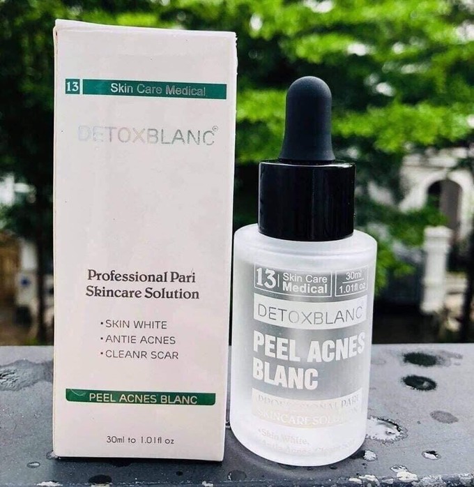 SERUM PEEL DETOX BLANC 2 LOẠI ĐẶC TRỊ MỤN VÀ ĐẶC TRỊ NÁM