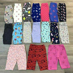 Combo 5 quần lửng bé gái