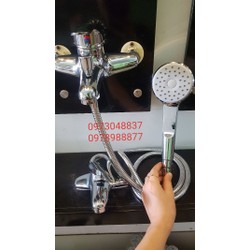 Bộ sen tắm Caesar đồng + vòi chậu nóng lạnh Caesar  - Vòi sen