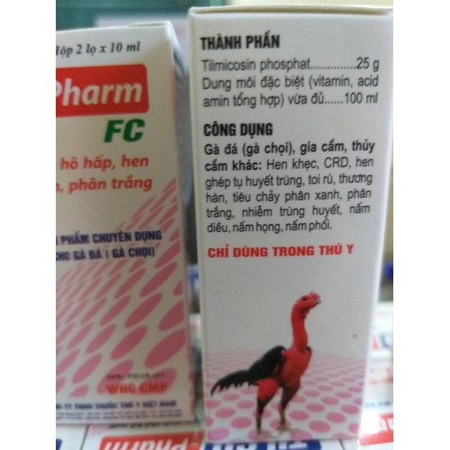 Hen khẹc gà đá dạng nhỏ giọt lọ 10ml