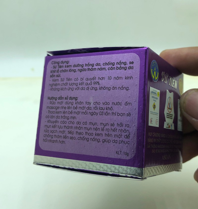 Kem Sứ Tiên Tím 10g