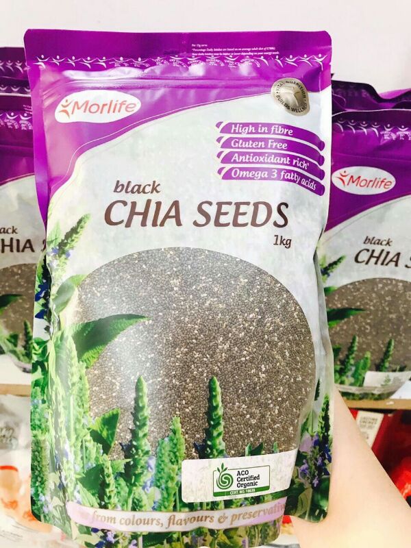 Hạt Chia The Chia Co Black Chia 1 kg, Giá tháng 1/2021