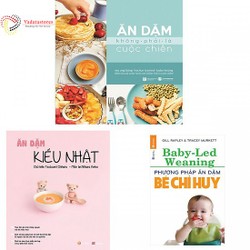 Combo bộ sách ăn dặm kiểu nhật, phương pháp ăn dặm bé chỉ huy và ăn dặm không phải cuộc chiến Combo bộ sách ăn dặm kiểu nhật, phương pháp ăn dặm bé chỉ huy và ăn dặm không phải cuộc chiến
