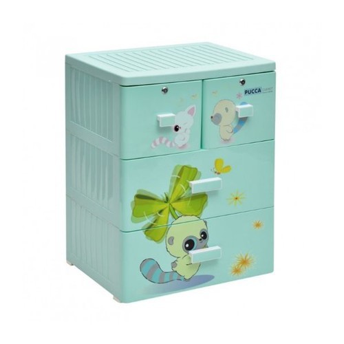 Tủ nhựa Song Long Panda 3 tầng, 4 ngăn