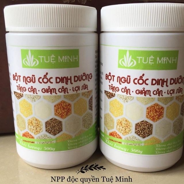 01 kg  ngũ cốc dinh dưỡng TUỆ MINH, có tem để check HÀNG CHÍNH HÃNG