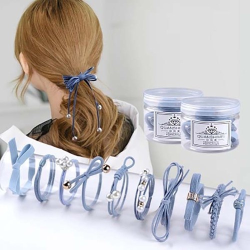 HỘP 12 DÂY CHUN BUỘC TÓC CAO CẤP   -BÁN BUÔN GIÁ RẺ-