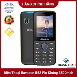 Điện Thoại Bavapen B52 pin khủng 3500mah Sạc pin cho máy khác – Hàng Chính Hãng – Bavapen B52