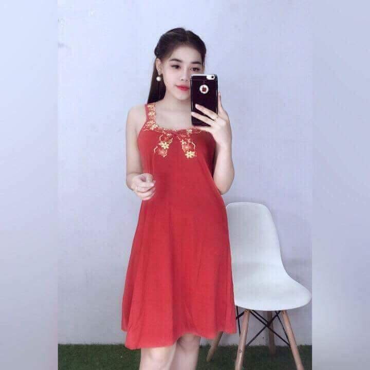 ĐẦM THUN LẠNH MẶC NHÀ CỰC MÁT