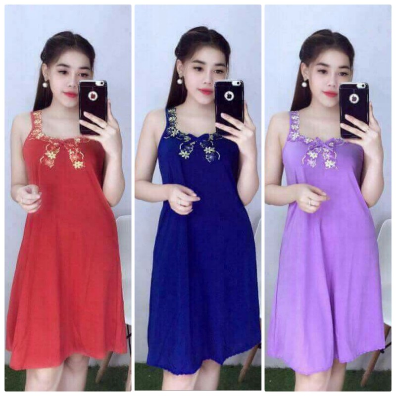 ĐẦM THUN LẠNH MẶC NHÀ CỰC MÁT