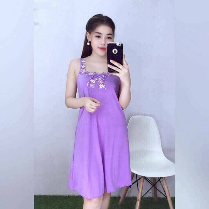 ĐẦM THUN LẠNH MẶC NHÀ CỰC MÁT