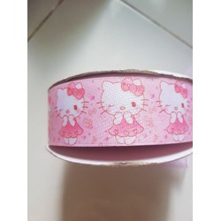 3 met ruy băng gân mèo kitty bản 4cm