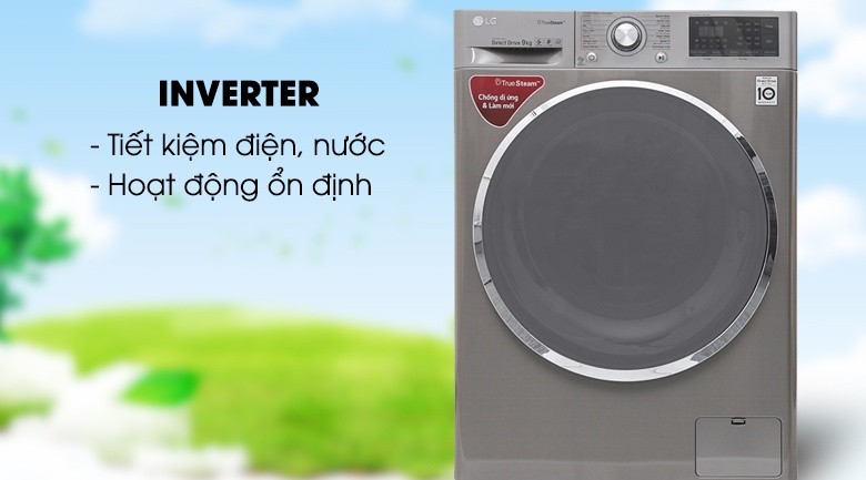 Inverter - Máy giặt LG inverter 9 kg FC1409S2E Inverter - Máy giặt LG inverter 9 kg FC1409S2E