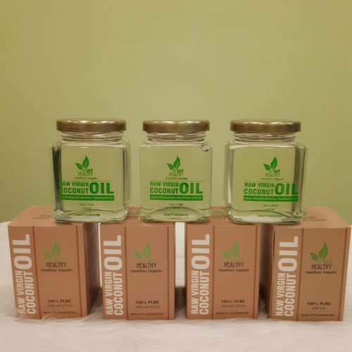 Dầu dừa tinh khiết lên men tươi lạnh Viet Healthy 200ml