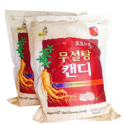 Kẹo hồng sâm Hàn Quốc không đường 500g Combo 2 gói