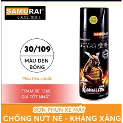 SƠN SAMURAI SƠN XỊT MÀU ĐEN BÓNG 109