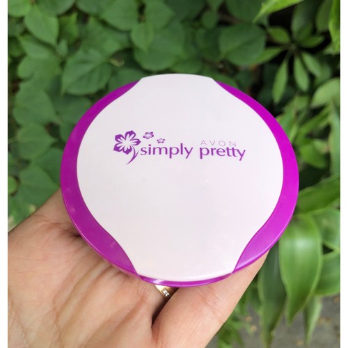 Phấn nền AVON Simply Pretty tone tự nhiên - hộp tím