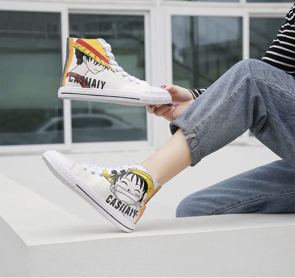 Giày bata cổ lửng siêu cute