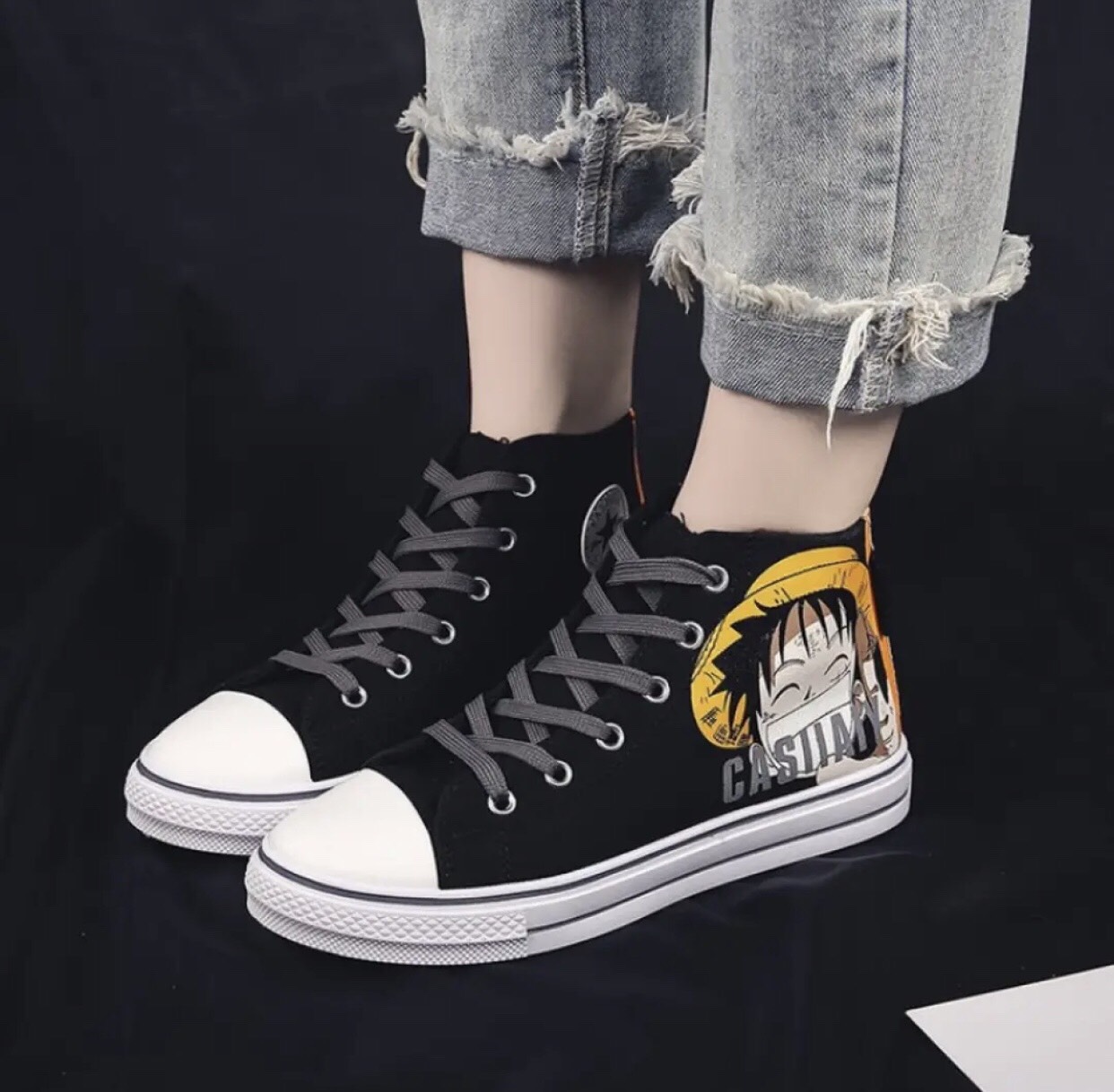 Giày bata cổ lửng siêu cute