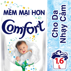 Túi Nước Xả Comfort Đậm Đặc Cho Da Nhạy Cảm 1.6L