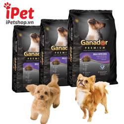 Thức Ăn Cho Chó Con Hạt Khô Ganador Puppy 400g Vị Sữa Và DHA - iPet
