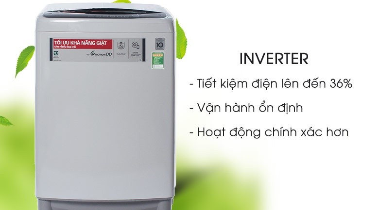 Inverter - Máy giặt LG Inverter 10 kg T2310DSAM Inverter - Máy giặt LG Inverter 10 kg T2310DSAM